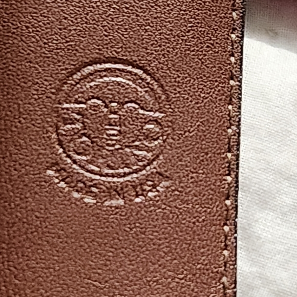 Torino Waxhide Harness brown leather with a woven inlay  size 36 - Picture 3 of 6